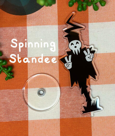 Spinning Death Standee