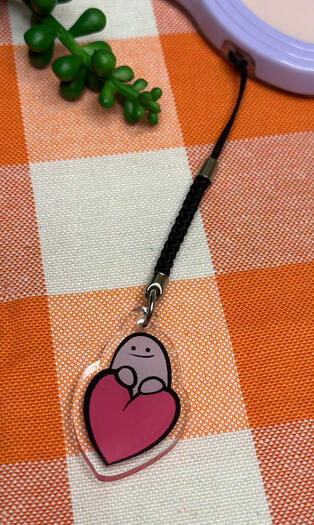 Heart Blorbo Phone Charm